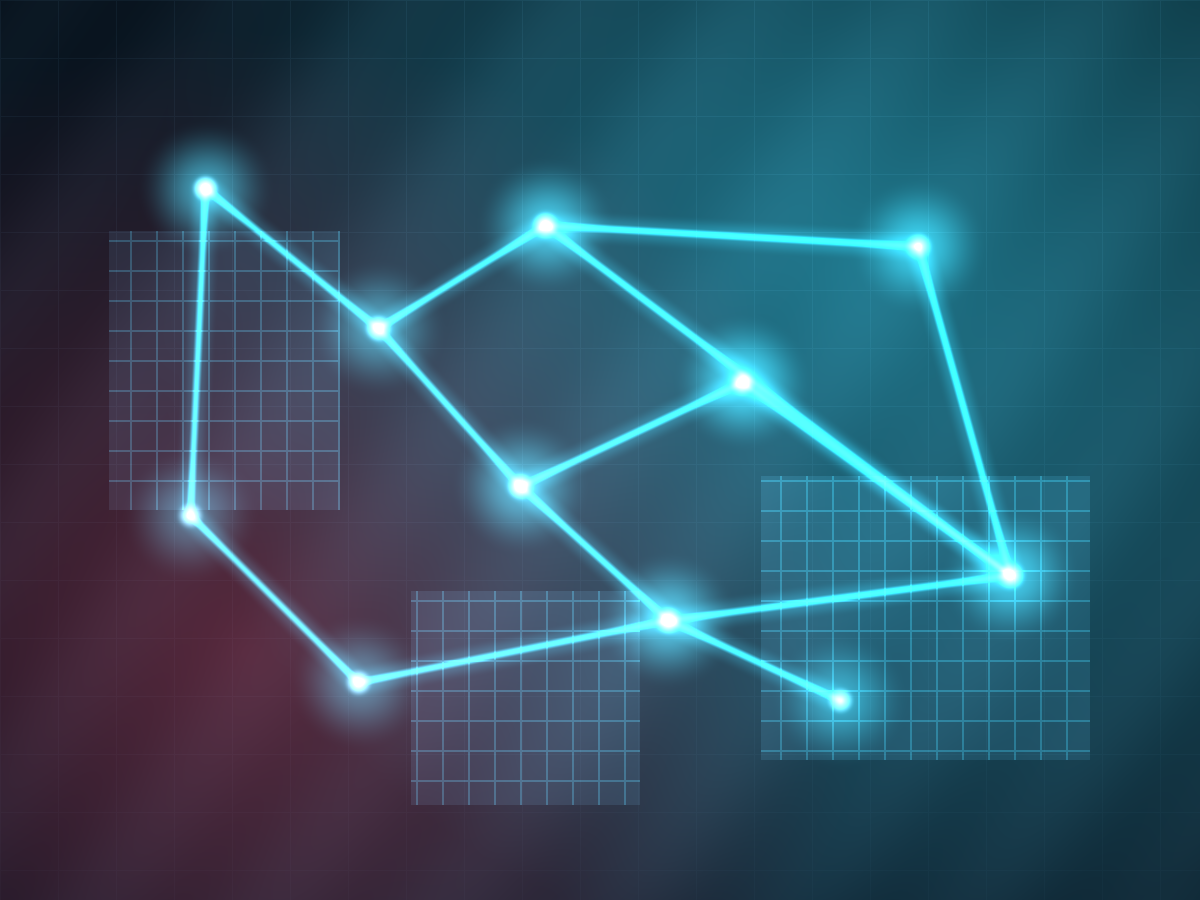 Secure Asia-Pacific business network visualization